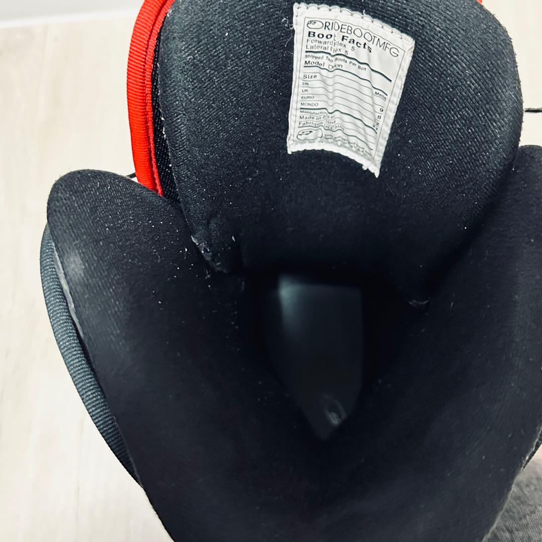 バートン RIDE BOOT MFG スノーボードブーツ ブラック/レッド 27