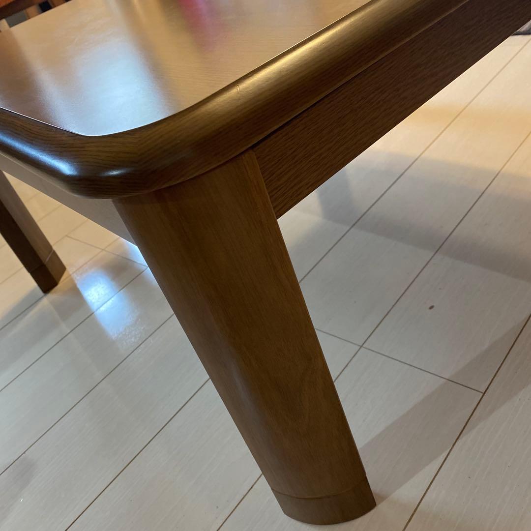 こたつ　家具調　80×80 ブラウン