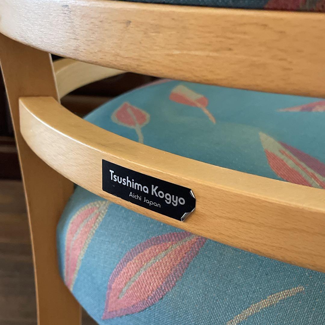 r200 Tsushima kogyo 曲げ木チェア2脚セット 日本家具