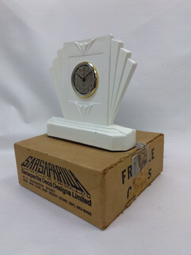 Sarsaparilla Deco Designs デスククロック　アールデコ