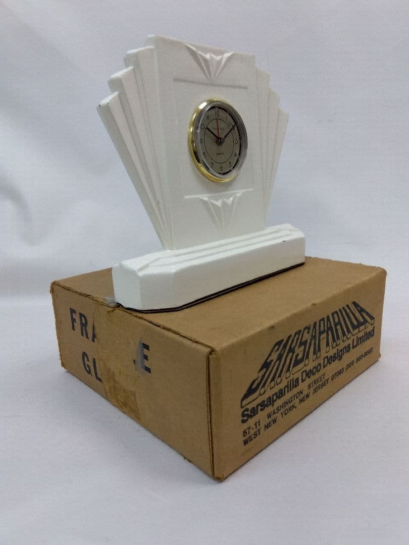 Sarsaparilla Deco Designs デスククロック　アールデコ