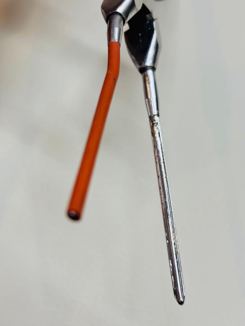 超美品　シルバーアイロン 1.8ミリ超極細アイロン　廃盤品　 /レンツアイロン