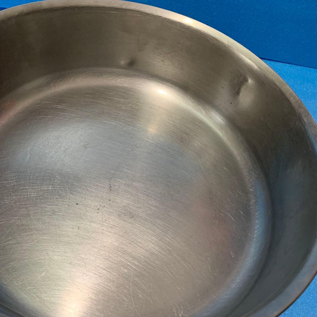 ②EBM モリブデンジ２ 30cm ステンレス フライパン 片手鍋