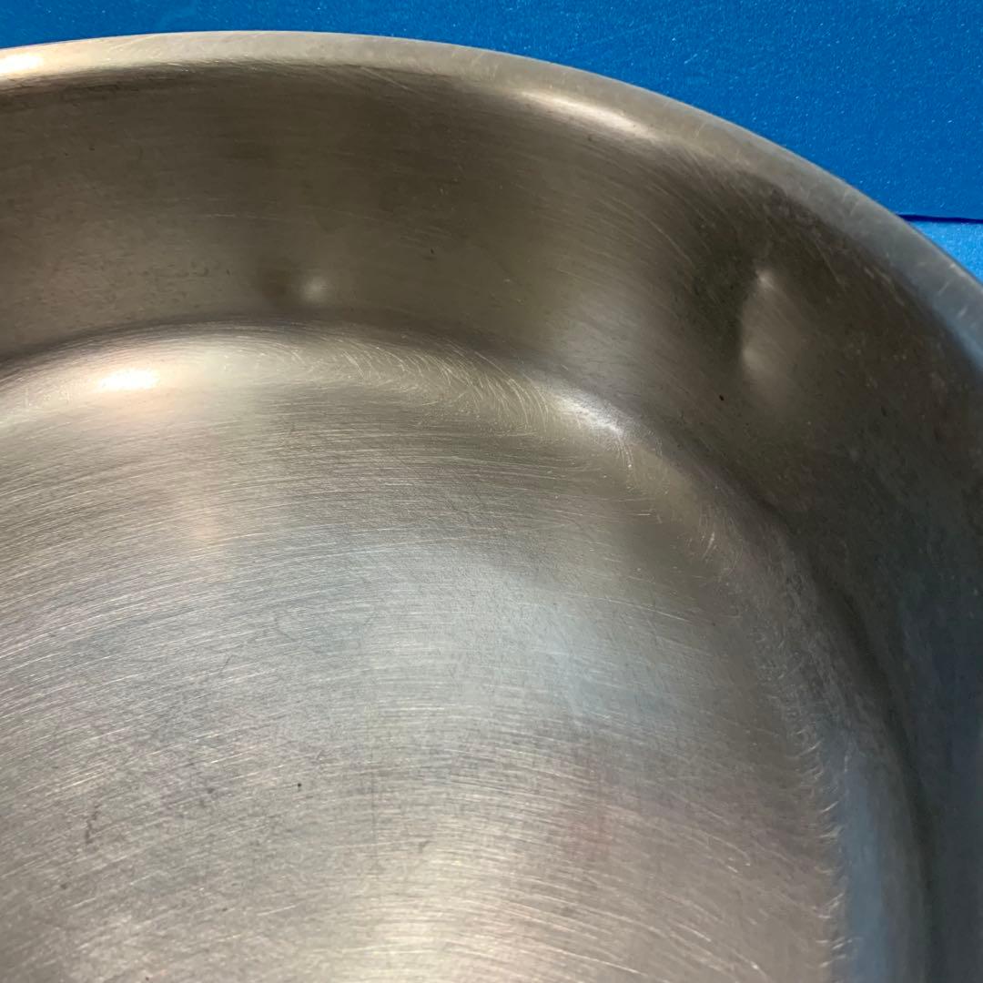 ②EBM モリブデンジ２ 30cm ステンレス フライパン 片手鍋