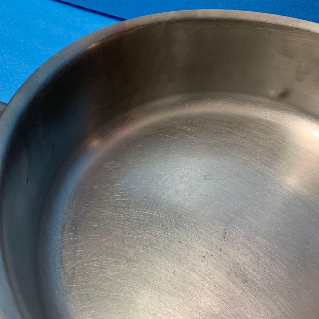 ②EBM モリブデンジ２ 30cm ステンレス フライパン 片手鍋