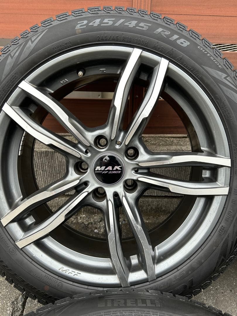 m*a様 BMW523iF11MAK 245/45 R18 Pirelliタイヤ