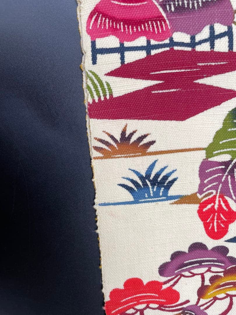 △名古屋帯 洒落帯　高級△ 正絹　紅型　型染　古典柄　293