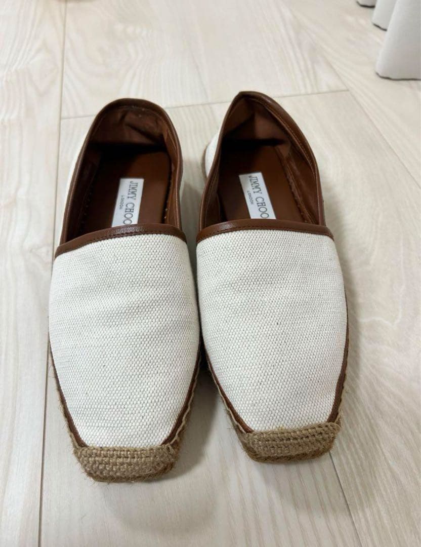 ジミーチュウ エスパドリーユ ブラウン