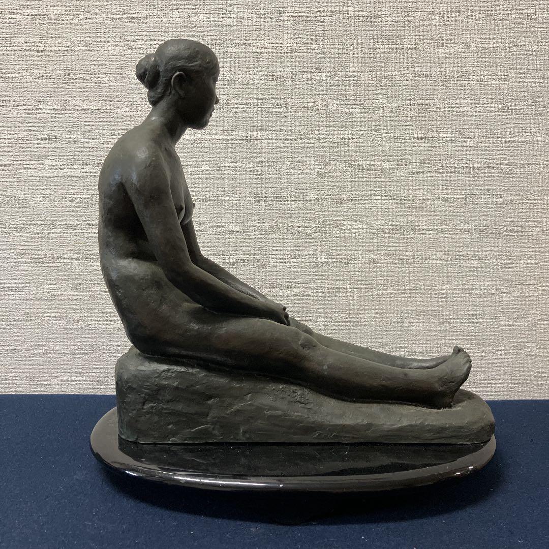 No.3889 ブロンズ　笹野恵三作　裸婦座像