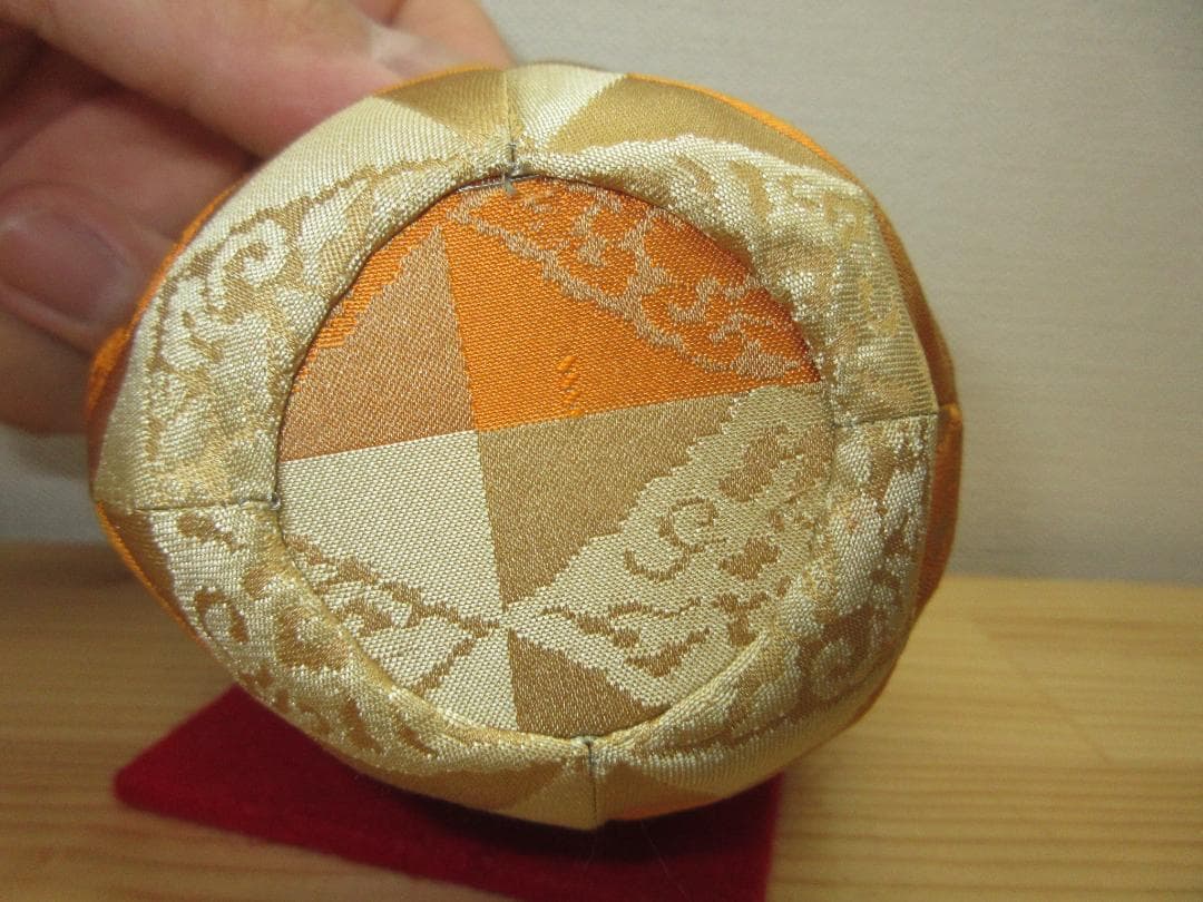 送料込【逢絢亭・新品】茶道具 仕覆 四滴茶入仕覆 正絹 万暦緞子 日本製