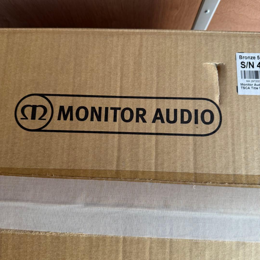 【新品未使用／片側1本】Monitor Audio Bronze 500-6G