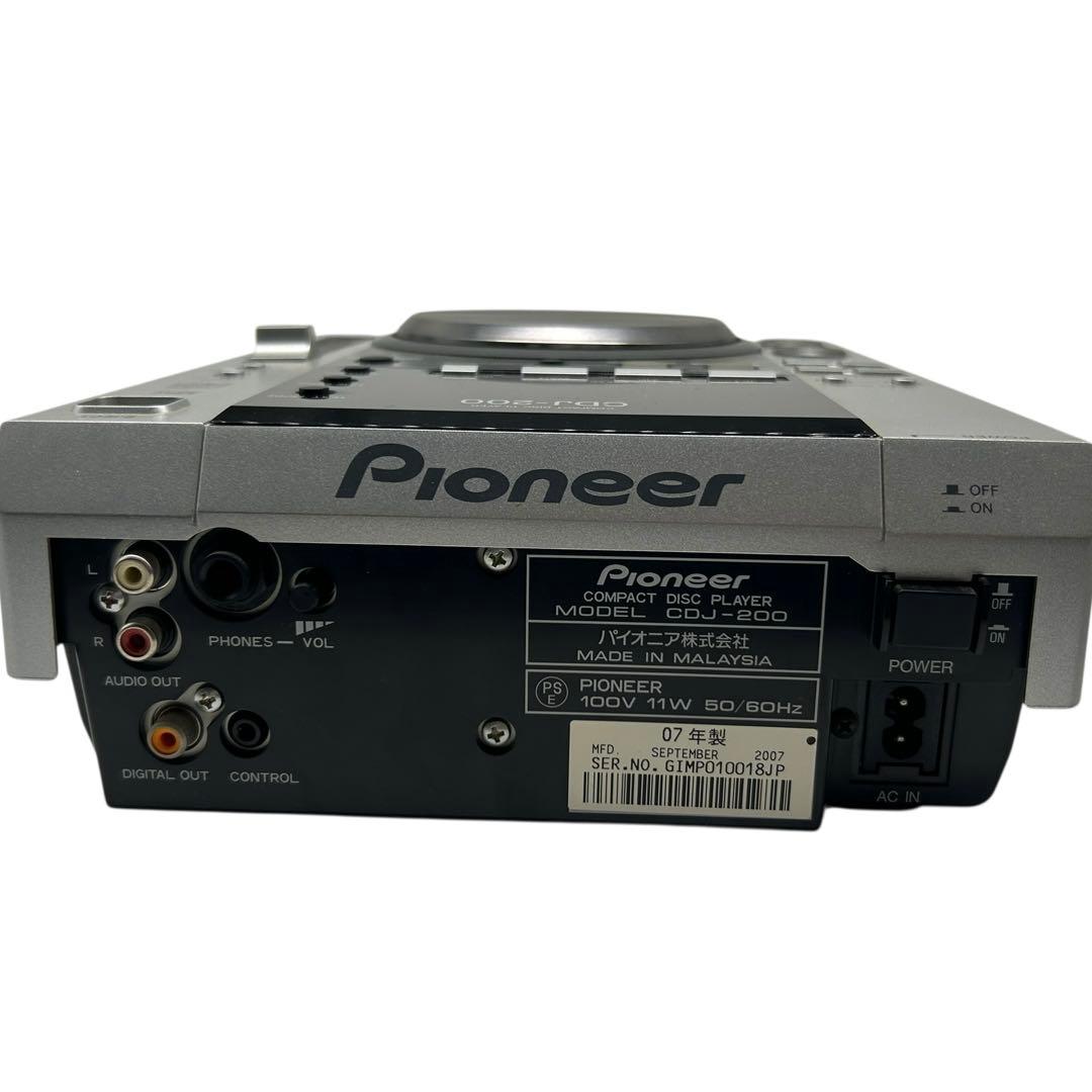 Pioneer CDJ-200 MP3対応 DJ機材