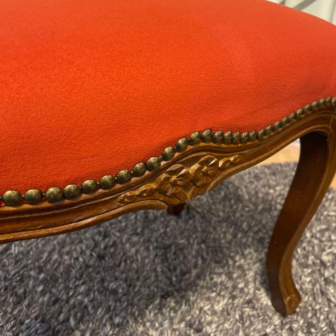 アンティーク　猫脚スツール