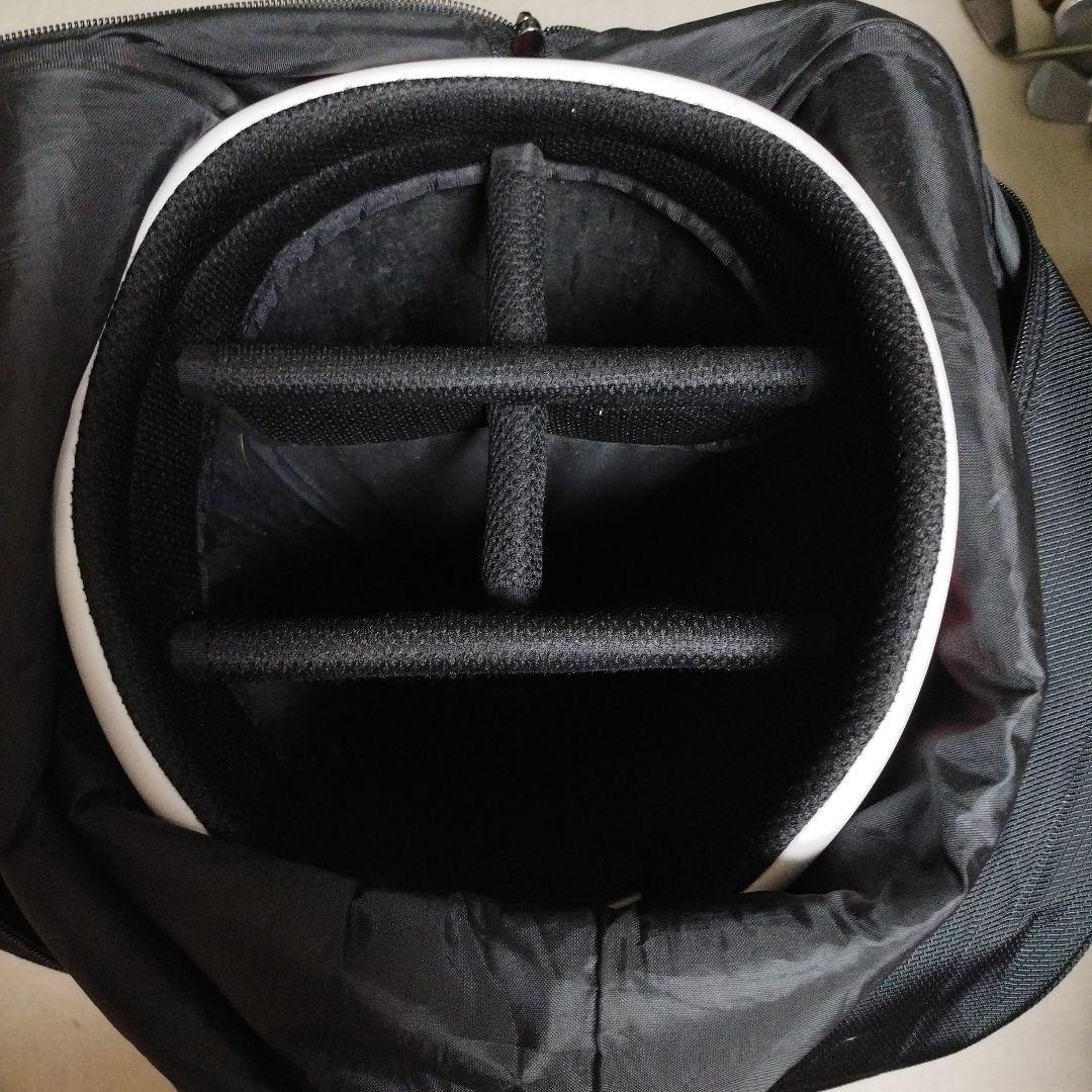 TaylorMade ゴルフキャディバッグ ホワイト/レッド　※汚れあり