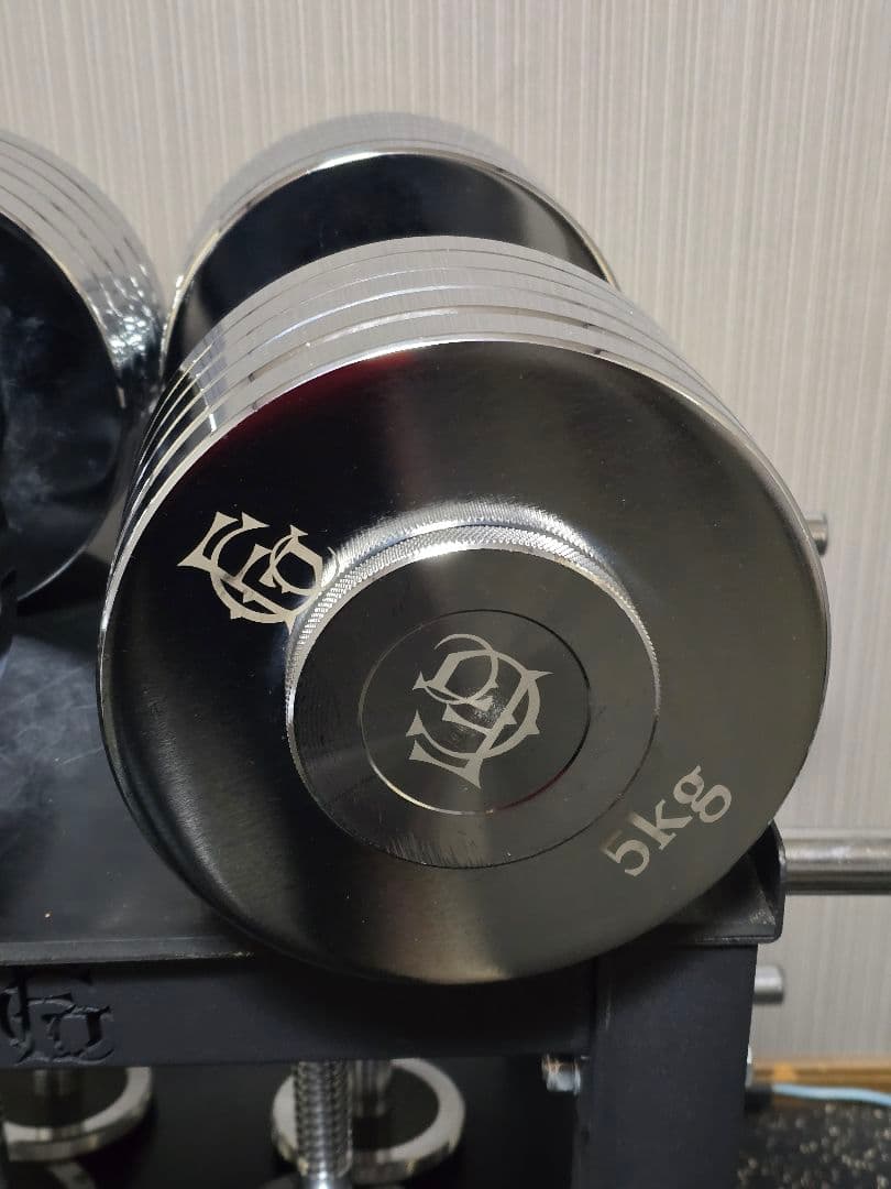 GFCダンベルセット ロングスクリュー MAX 61Kg