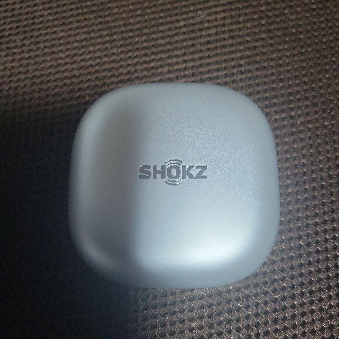 SHOKZ　OPENFIT2+ 骨伝導イヤホン ホワイト 充電ケース付き