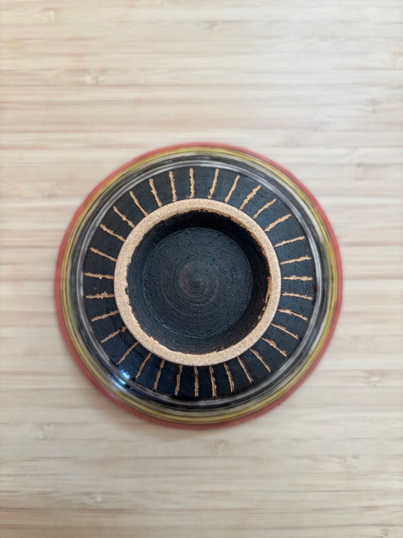 アカマシバル製陶所 虹架かる ４寸マカイ カップ&ソーサー 3点セット 新品