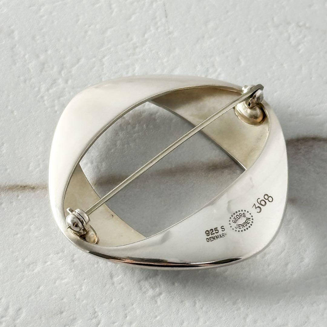  　シルバー　ブローチ　368　ヘニングコッペル　925