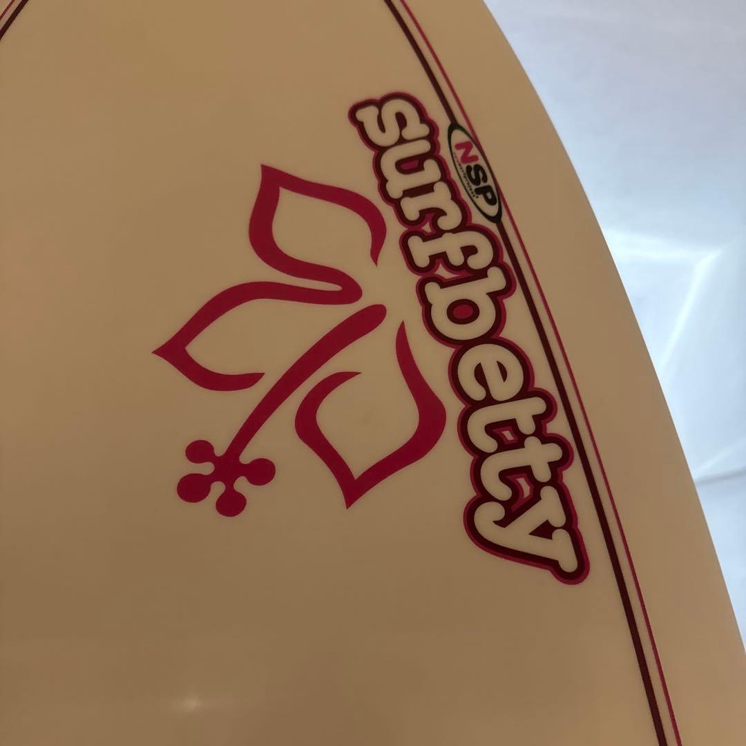 NSP surfbetty サーフボード ハート柄 ロングボード