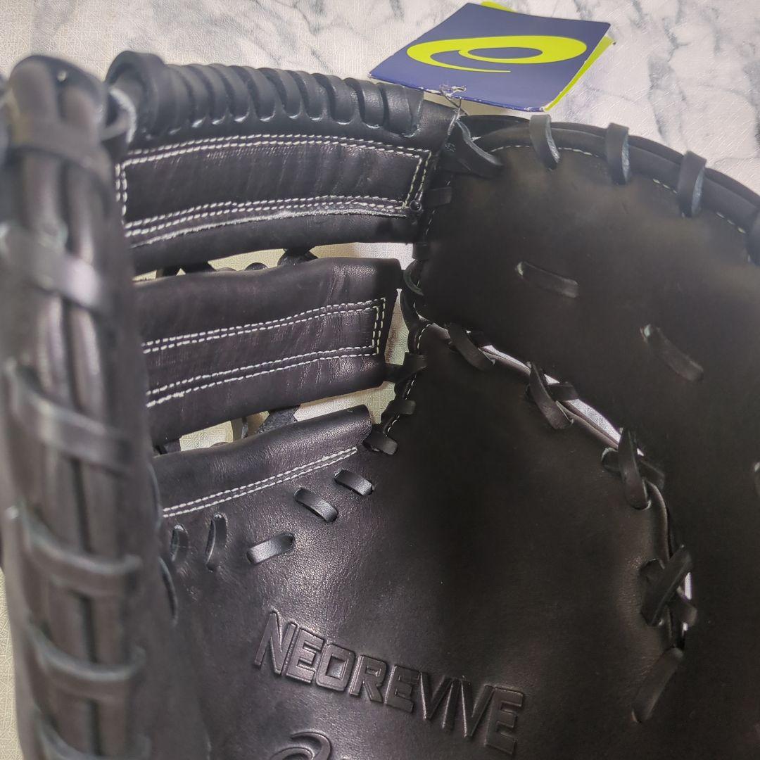 【未使用・タグ付き】ASICS NEOREVINEブラック　硬式ファーストミット