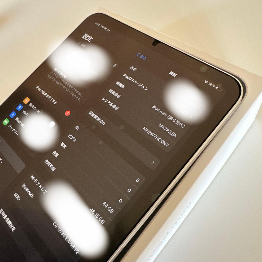 ipad mini 第6世代 64gb ApplePencil 第2世代