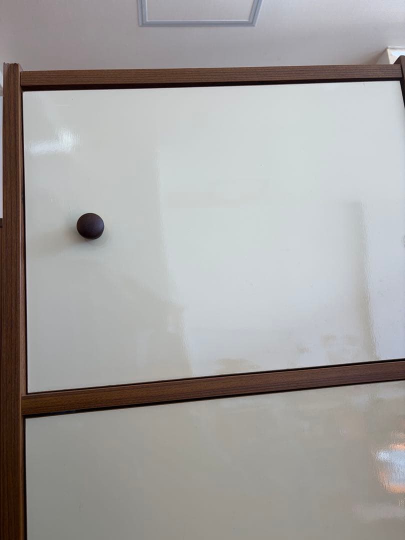 昭和レトロ キャビネット スリムチェスト 古家具　5段収納棚　ヴィンテージ家具