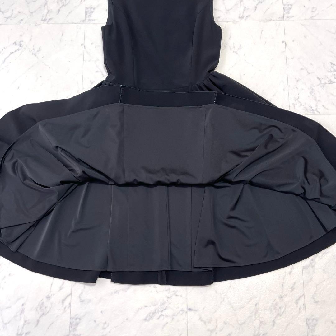 極美品✨フォクシーニューヨーク 現行 サイドギャザードレス フレアワンピース