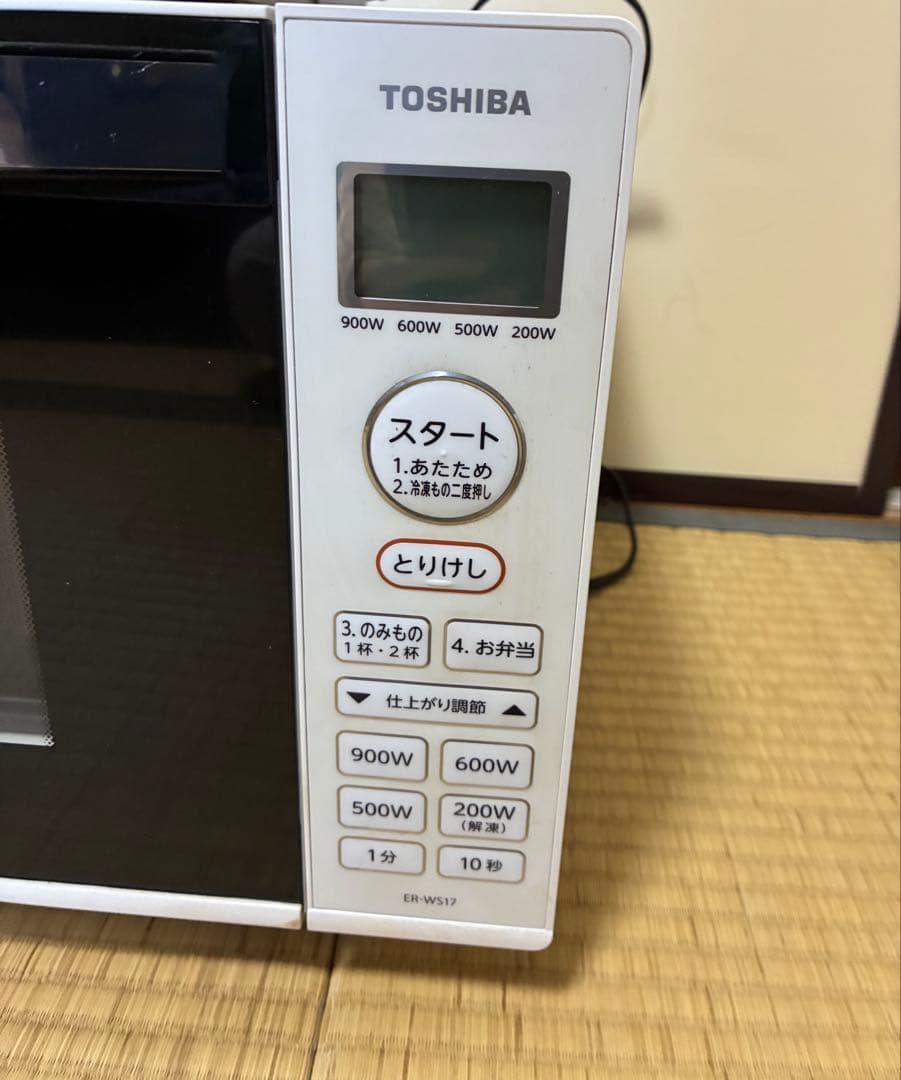 TOSHIBA 電子レンジ ER-WS17 2022年製 ホワイト