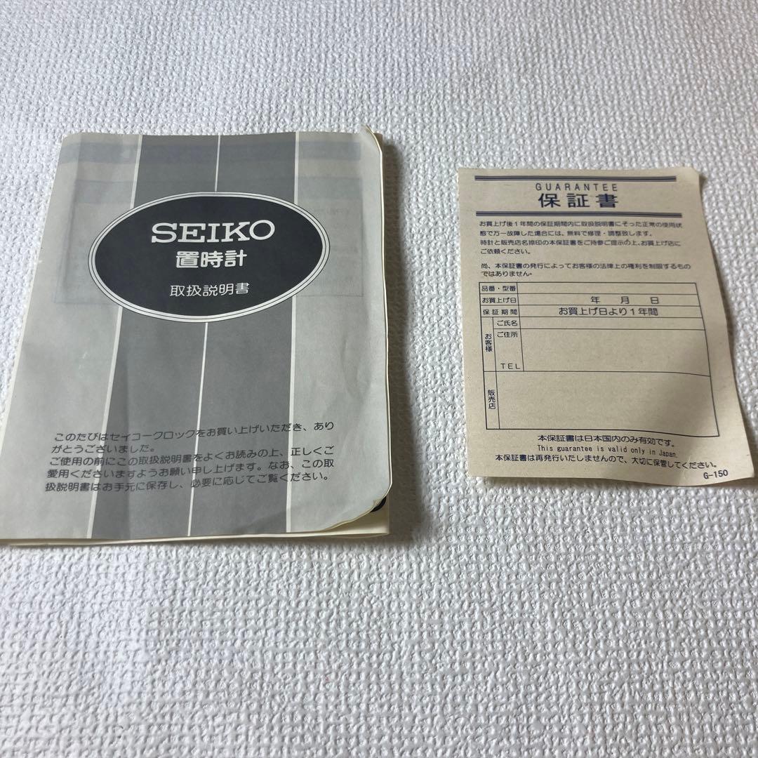 未使用　SEIKO セイコー　女神　ヴィーナス　飾り振り子時計　置き時計