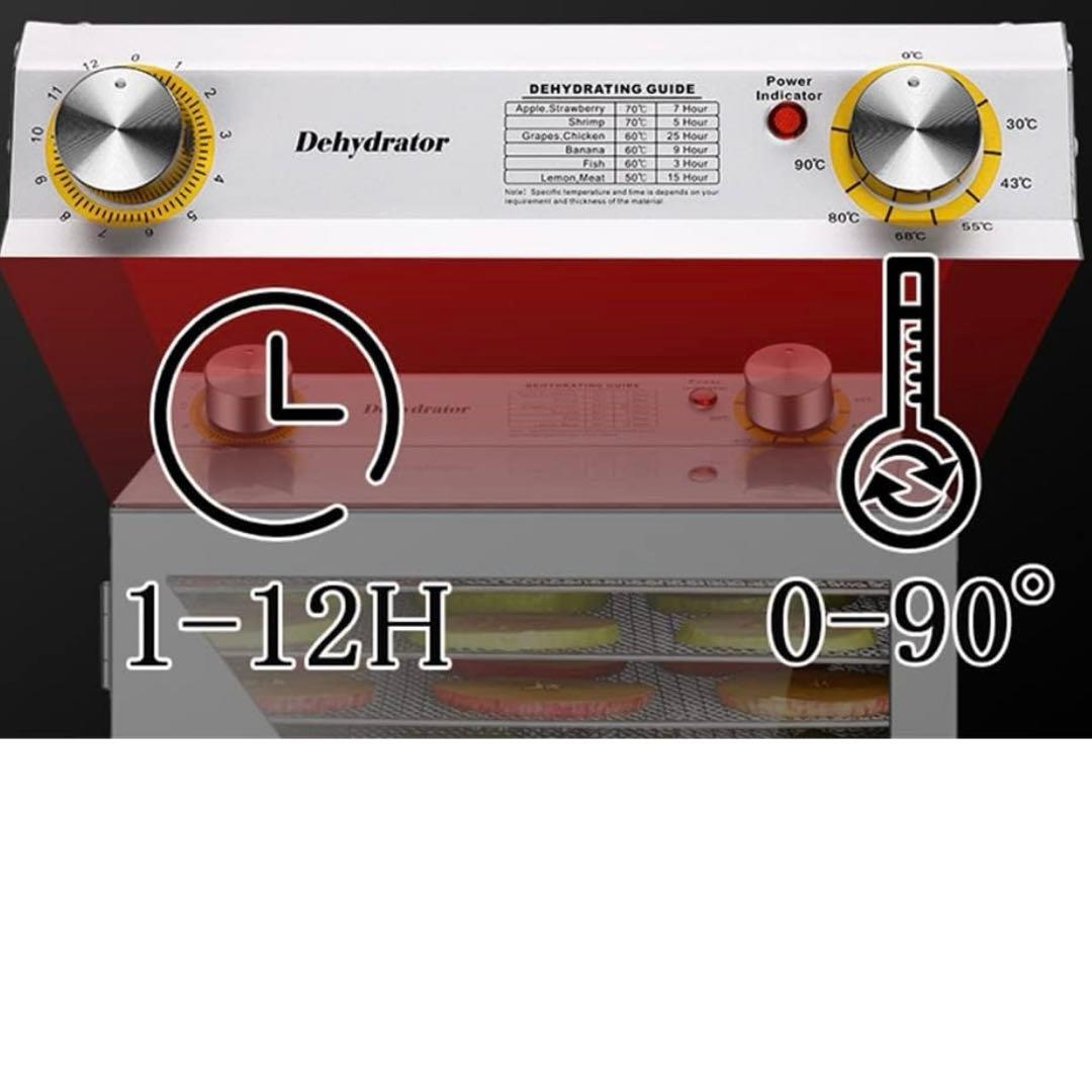 一度使用 フードドライヤー 18層 ステンレス網 食品乾燥機