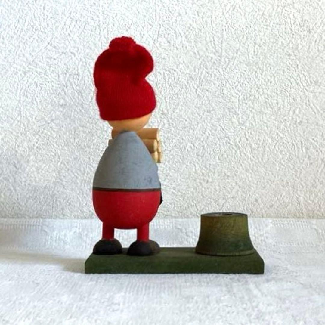 RN163 スウェーデンヴィンテージ ☆ トムテニッセのキャンドルスタンド