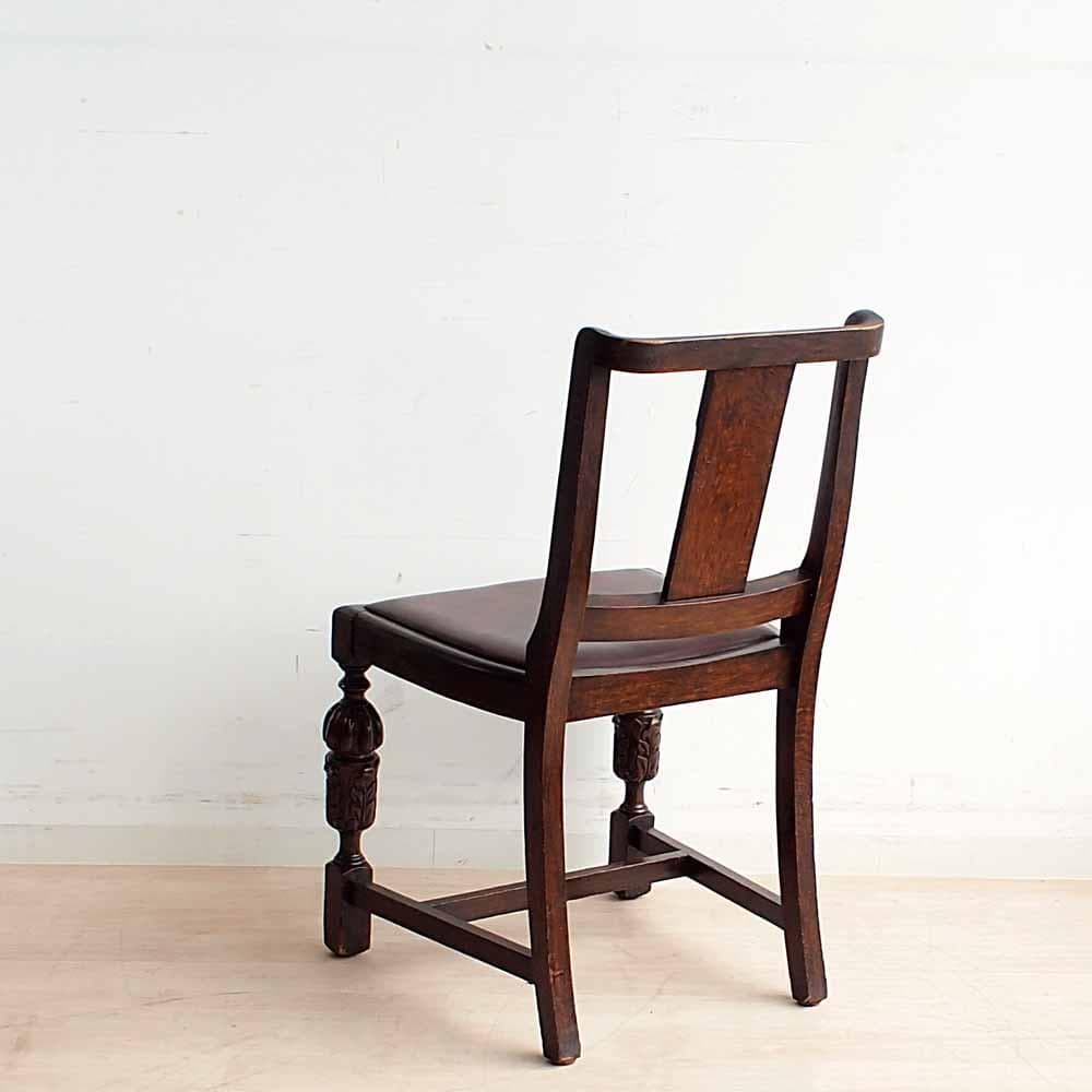 ミッキー様 バルボスレッグ オーク材 チェア D ZR24226