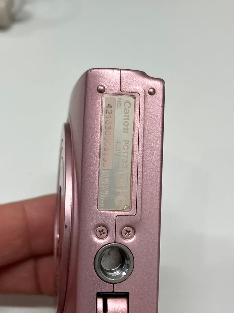 Canon IXY 220F ピンク コンデジ 箱付き 付属品あり 【4506】