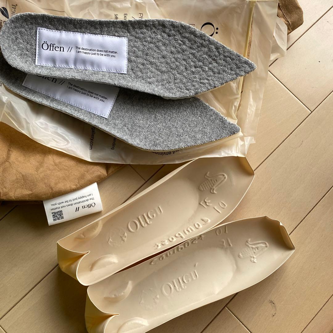 P*s様 最終お値下げ！【美品】Offen オッフェン　スカラップパール 38