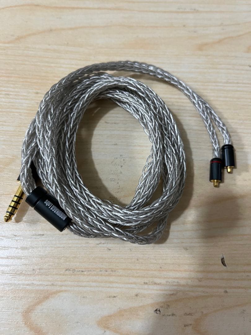 玉兎極　NOBUNAGA Labs MMCX 4.4mm イヤホンケーブル