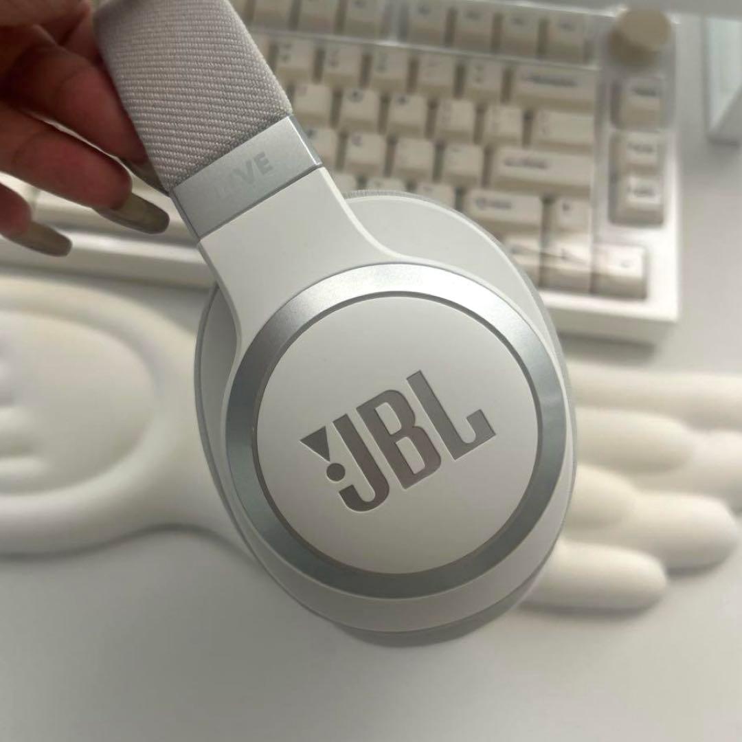 JBL ヘッドフォン Bluetooth パソコン PC ワイヤレス ホワイト