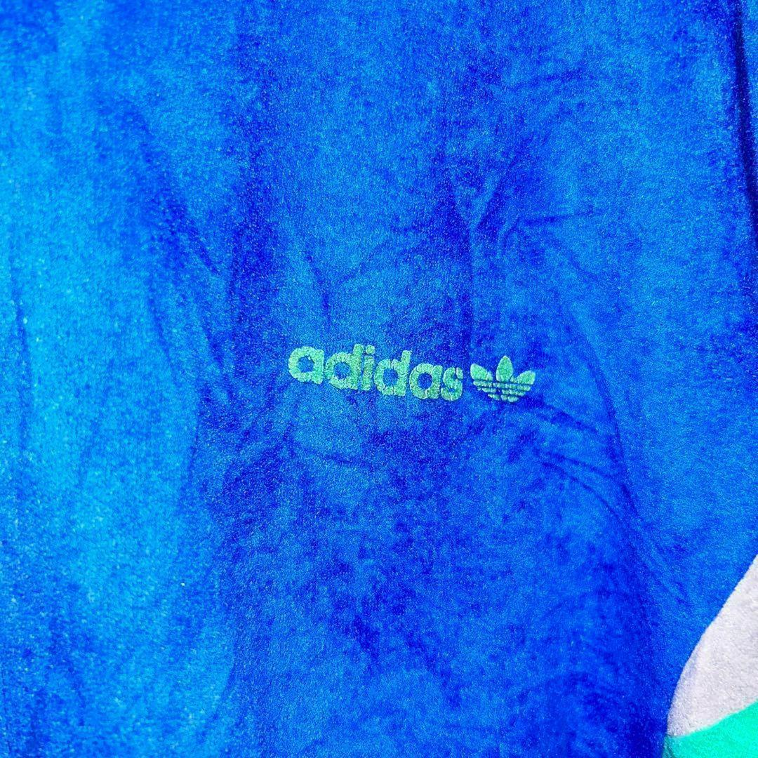 フランス製adidas 70s スリーバードベロア生地トラックジャケット