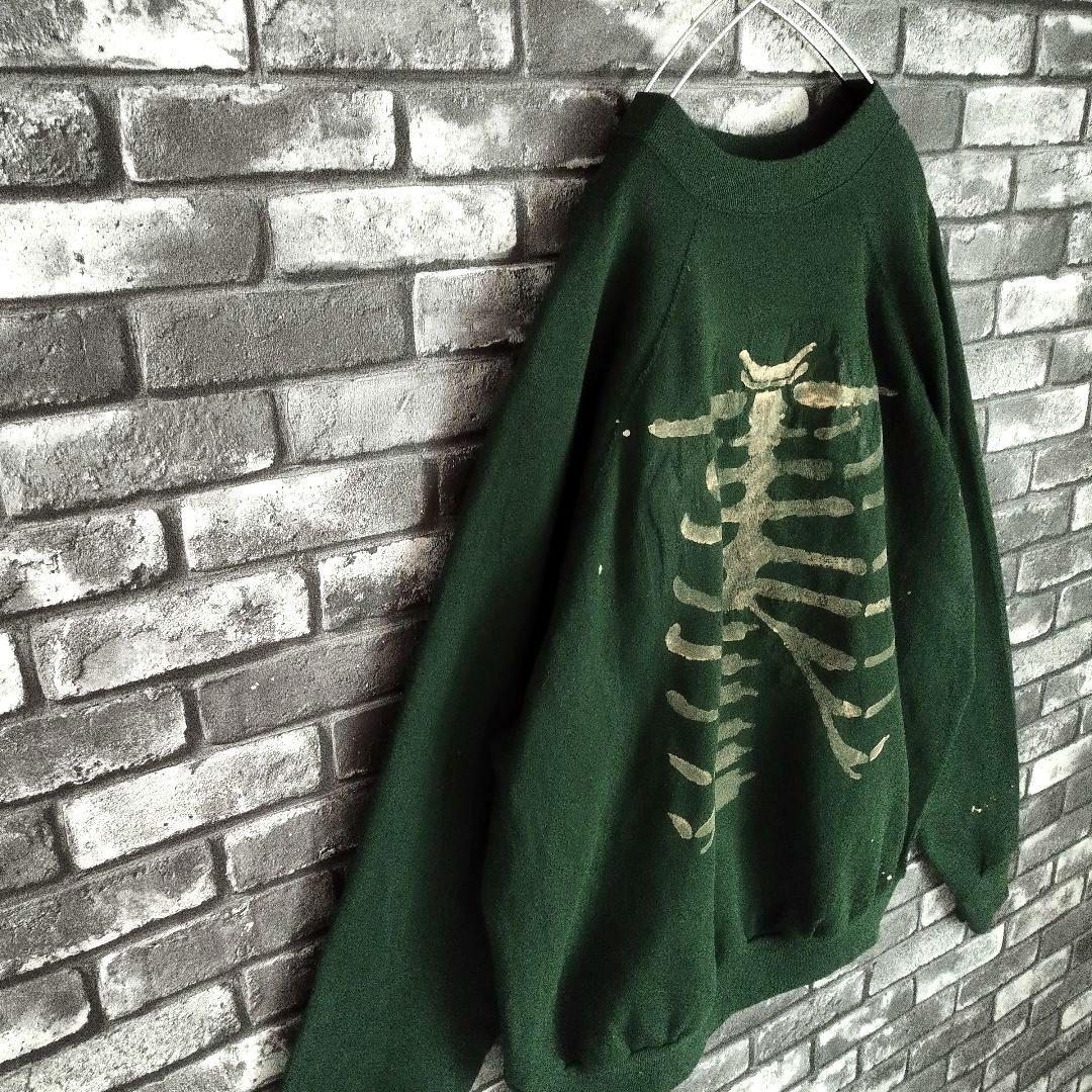 襤褸 Born BORO sweat ボロ 袖太スウェット ペンキ grunge