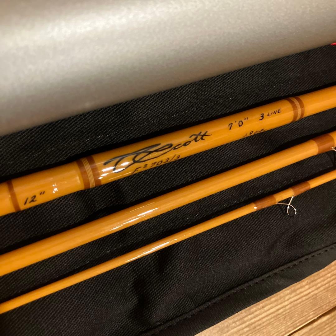 Scott F2 703/3 フライロッド 7'0\" 3セクション