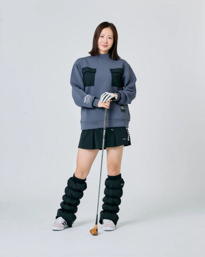 ラフロッグ　今季新作　アジャスタブルサイドポケットプリーツスカート　即完売品