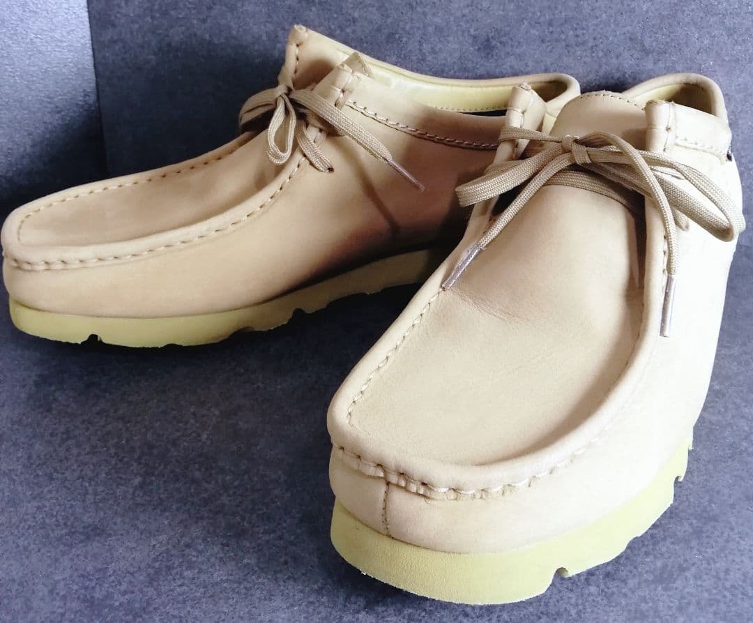 【極美品】Clarks クラークス ワラビー GTX メープルスエード