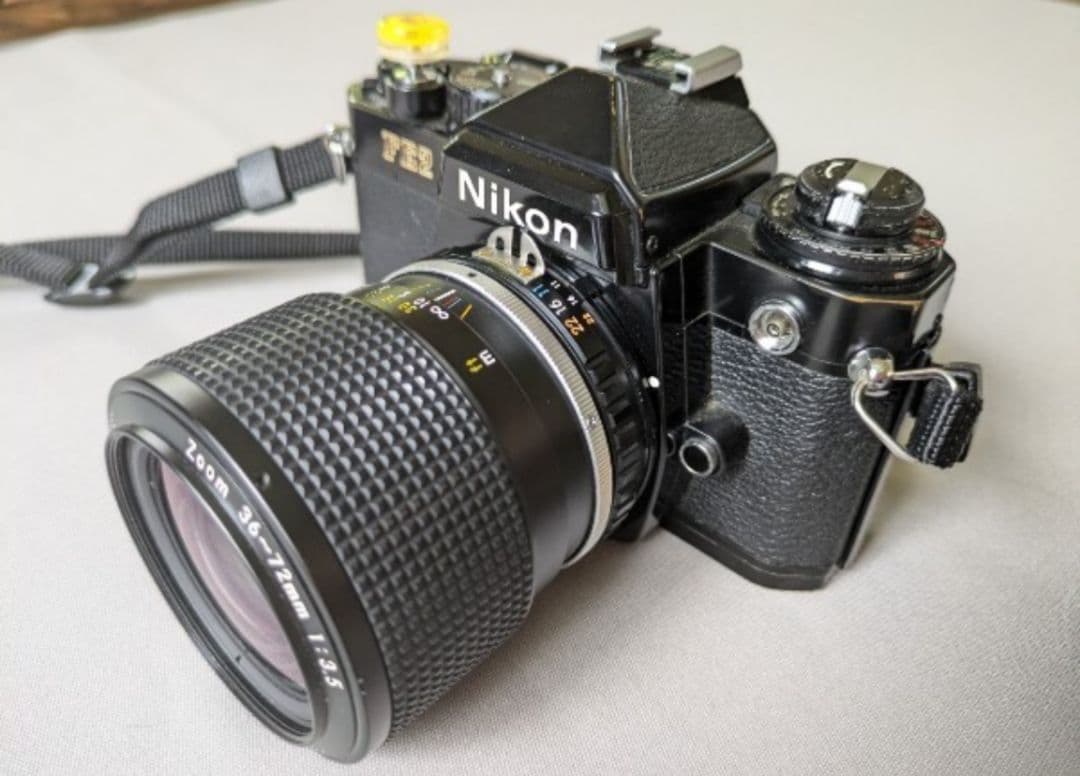 フィルムカメラ　Nikon FE2　36-72mm F/3.5ズームレンズセット