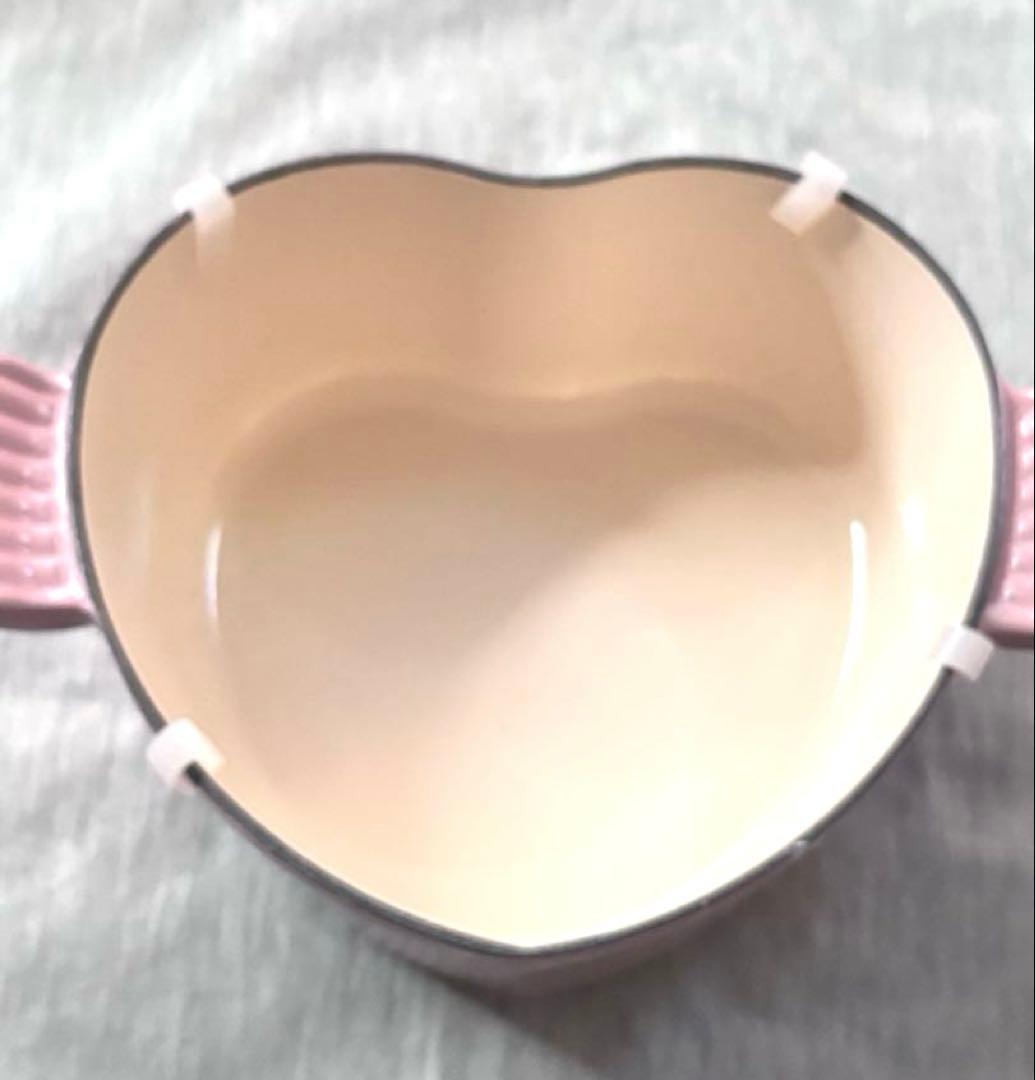 ル・クルーゼ　ココット・ダムール　シルバーつまみ　ピンク