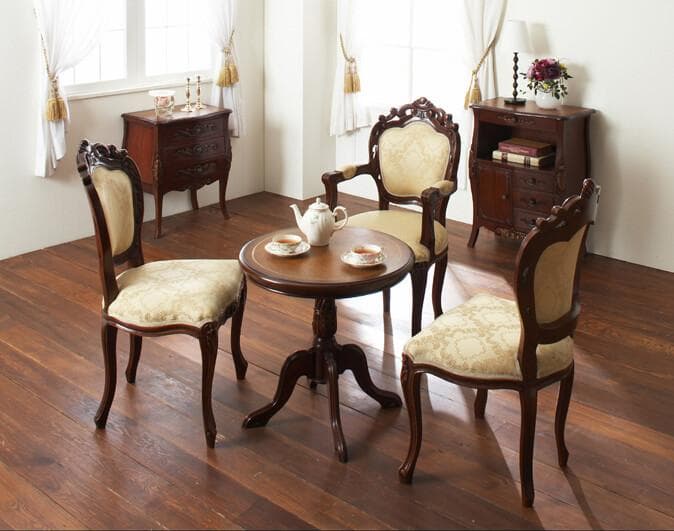 木製 電話台 ファックス台 引き出し収納 コモ ブラウン 家具 シンプル