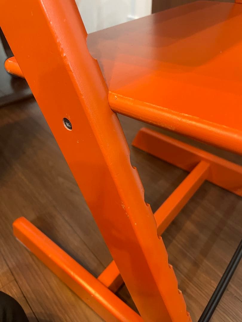 STOKKE　トリップトラップ　ベビーセット付き オレンジ