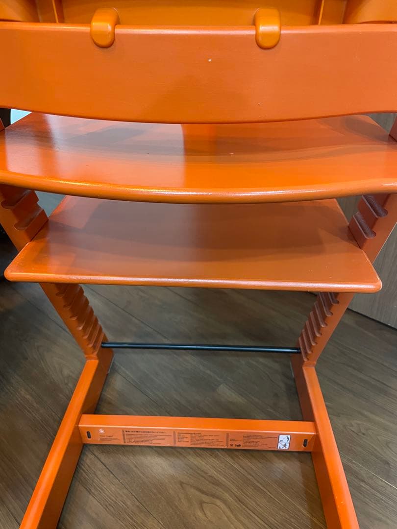 STOKKE　トリップトラップ　ベビーセット付き オレンジ
