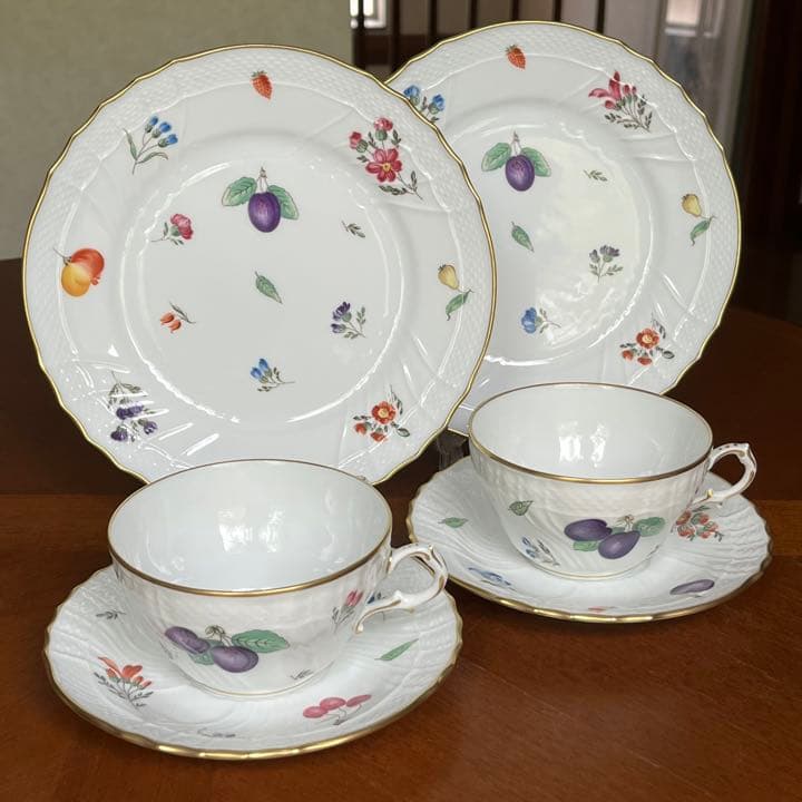 【レア美品】リチャードジノリ★ベッキオペルージャ★トリオ　ペア