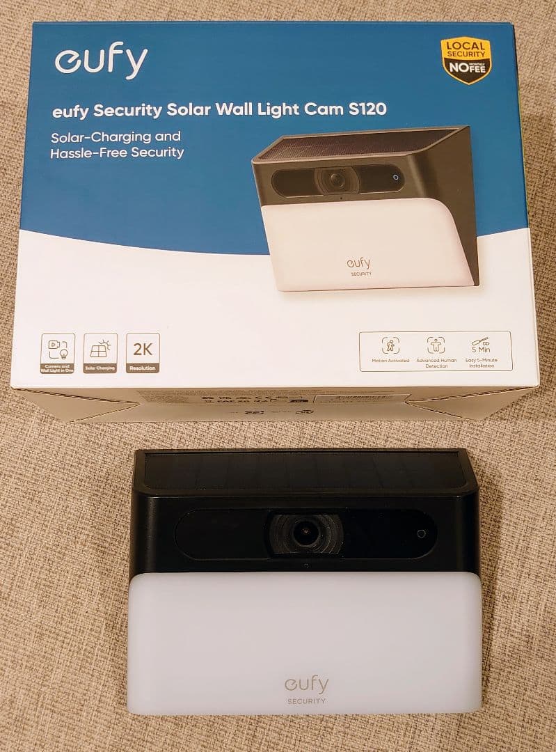 アンカー　ソーラー防犯カメラ　eufy Security Solar S120