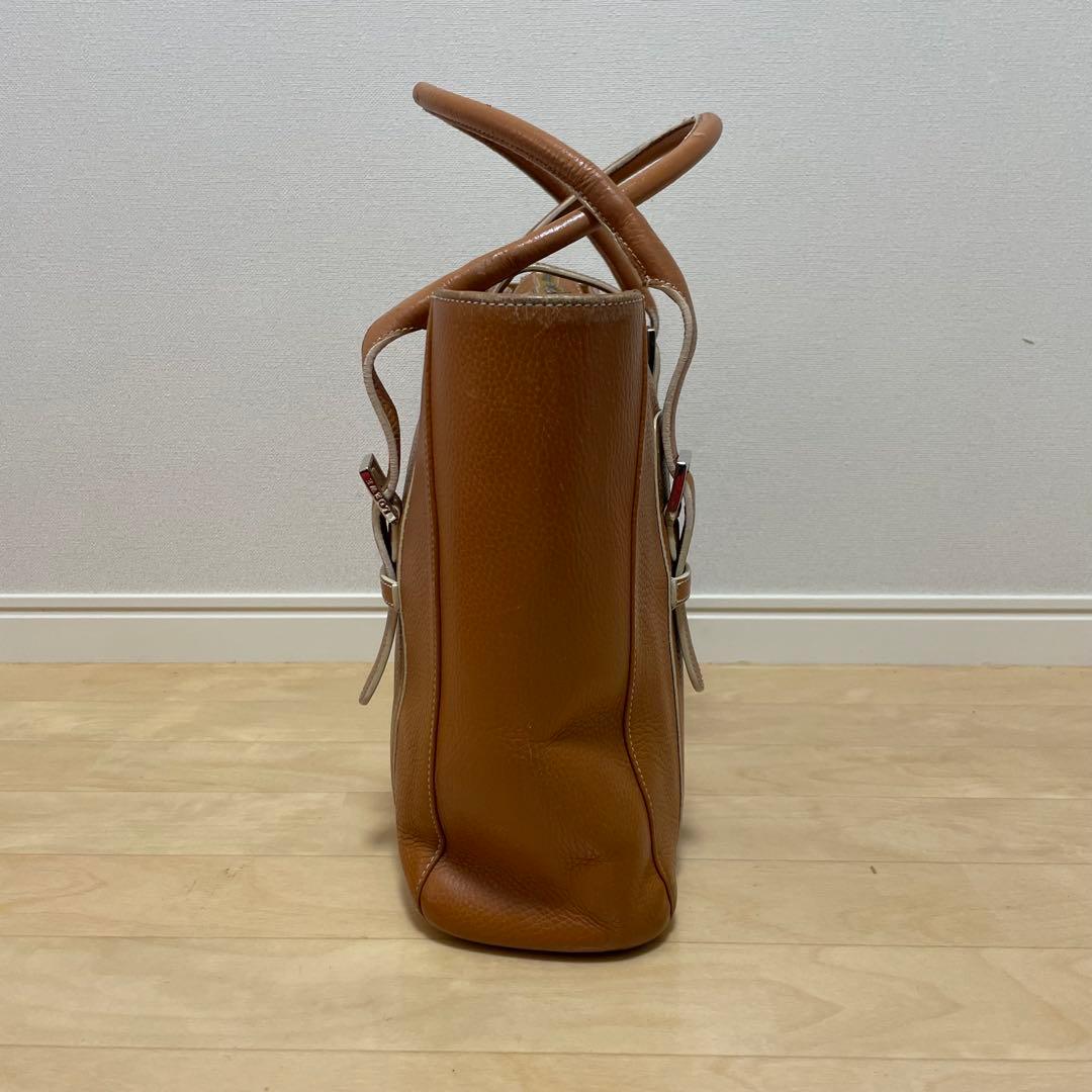 ■LOEWE（ロエベ）良品/レザー/ ハンドバッグ ライトブラウン