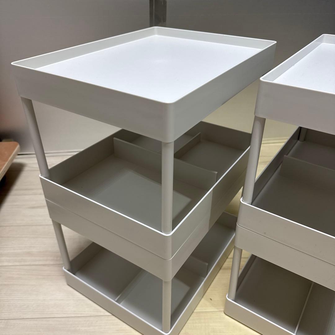 【無印良品】ABS樹脂 脚付トレー（4つセット）